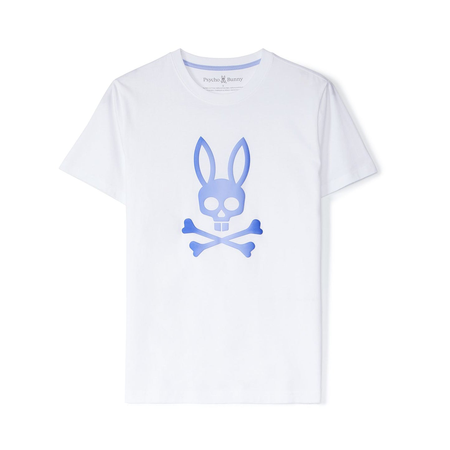 Psycho Bunny Mens Norwood Graphic Tee - White