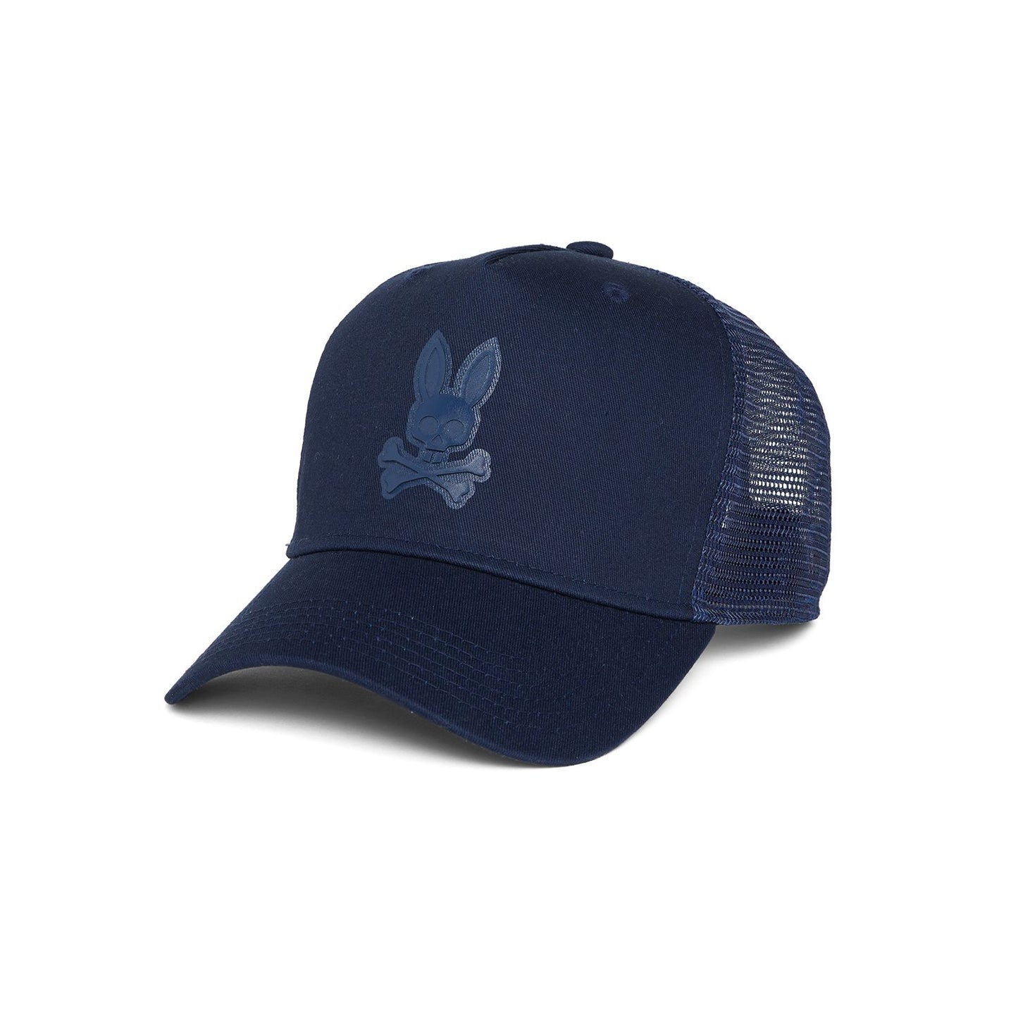 Psycho Bunny Men's Damon Trucker Hat - Navy