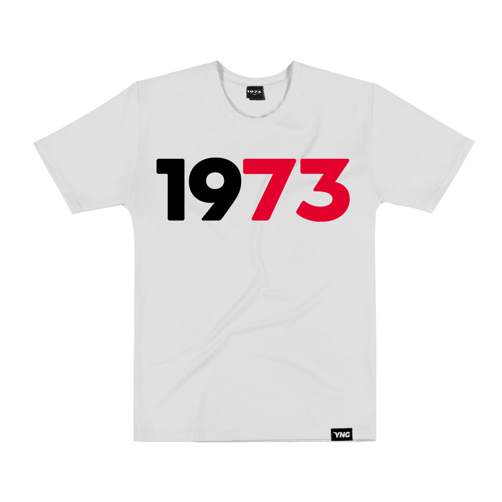 The 1973 Collection Greatness Tee - White/Red