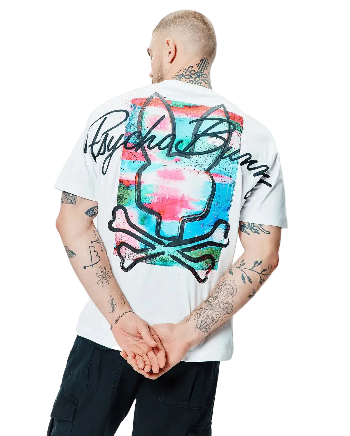 Psycho Bunny Issac Relaxed Tee - White