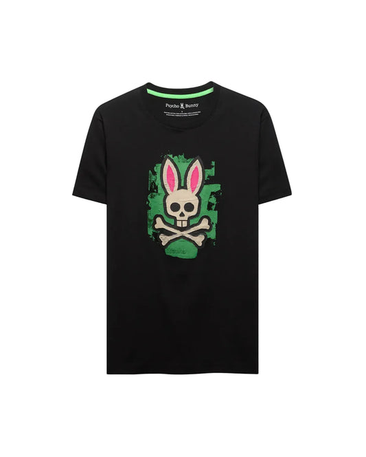 Psycho Bunny Marcus Graphic Tee - Black