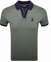 Mackay Jacquard Johnny Collar Polo - Sea Spray