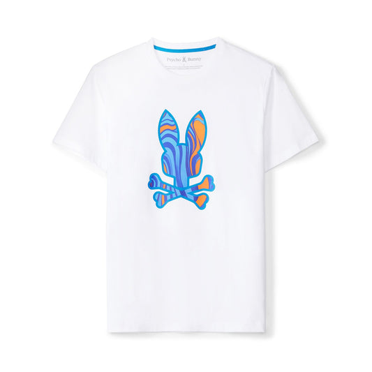 Psycho Bunny Nevada Graphic Tee - White