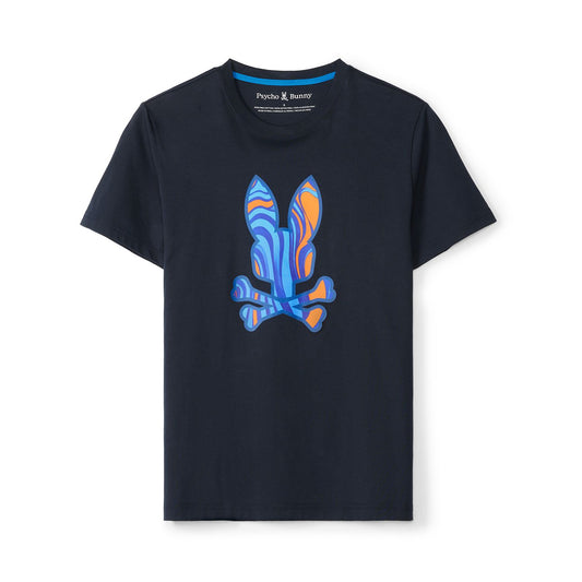 Psycho Bunny Nevada Graphic Tee - Navy