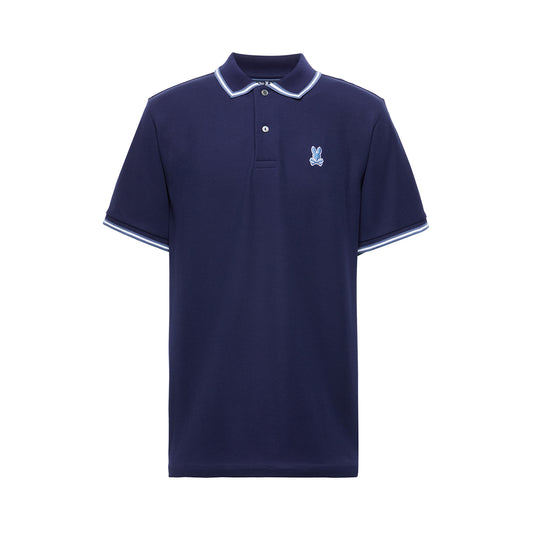 Psycho Bunny Foxton Pique Polo - Evening Blue