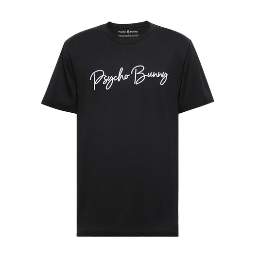 Psycho Bunny Genesee Graphic Tee - Black