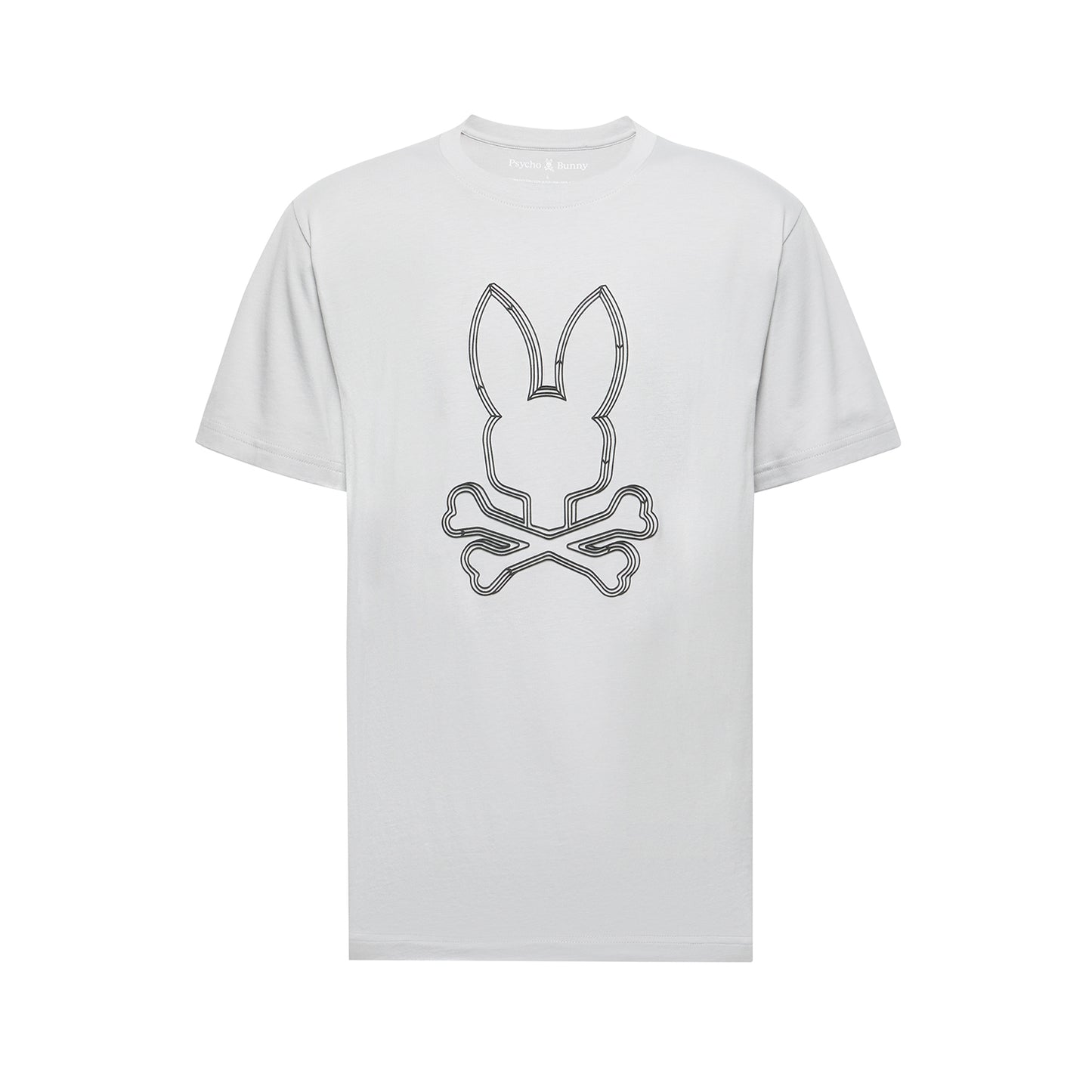 Psycho Bunny Monarch Front Bunny Graphic Tee - White