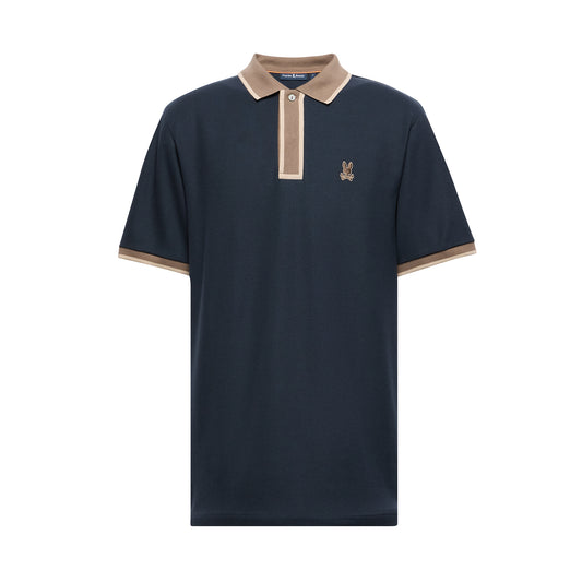 Psycho Bunny Rico Pique Polo - Navy