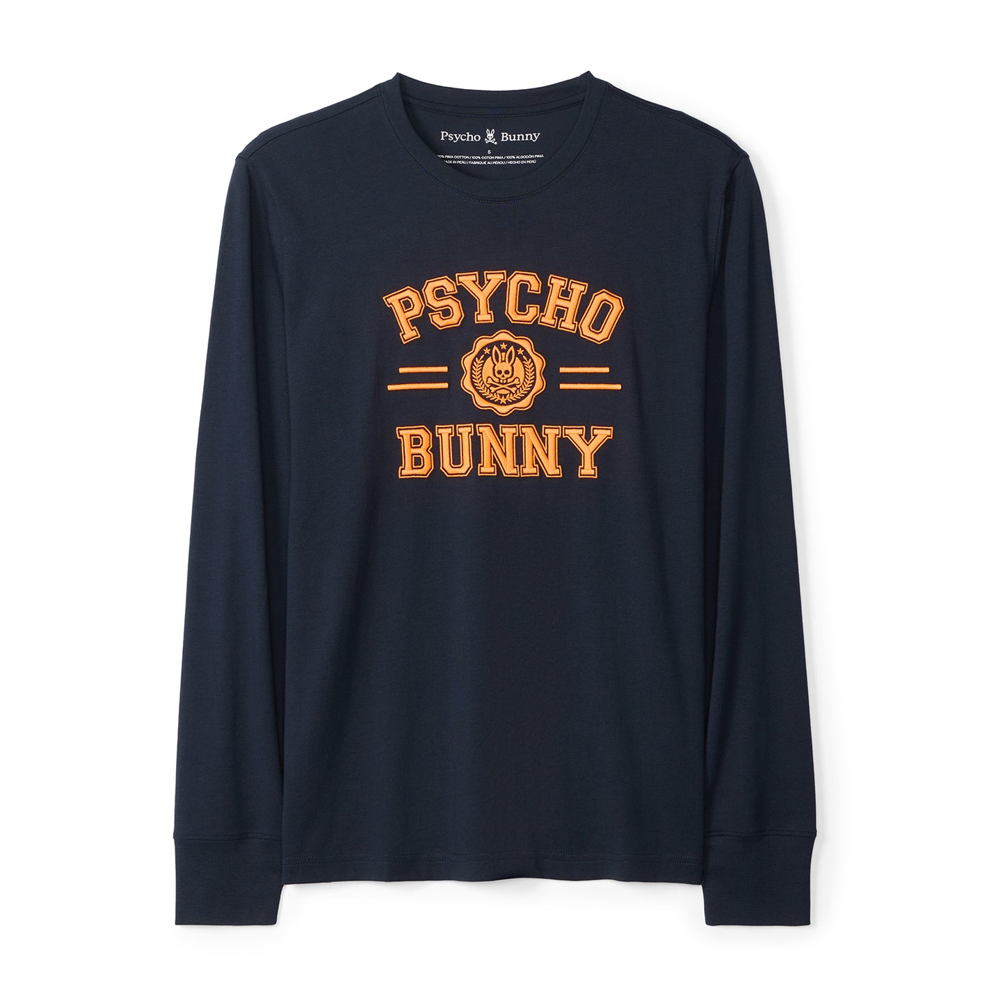 Psycho Bunny London Graphic L/S Tee - Navy