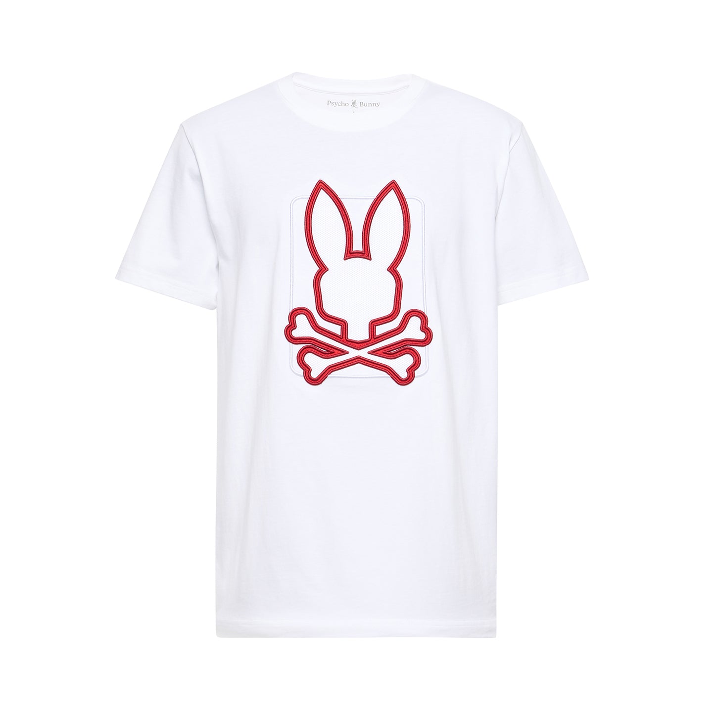 Psycho Bunny Pierce Embroidered Tee - White