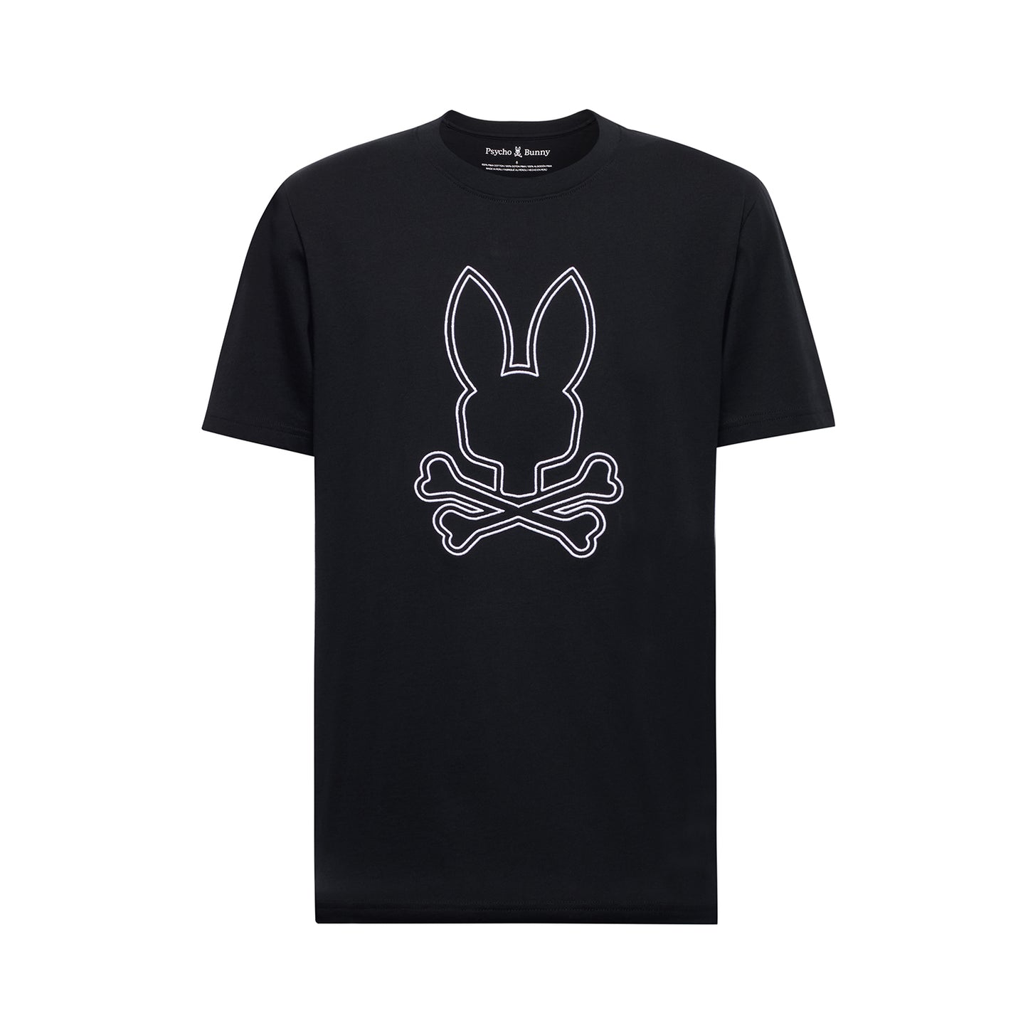 Psycho Bunny Durango Embroidered Tee - Black