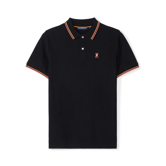 Psycho Bunny Granbury Pique Polo - Black