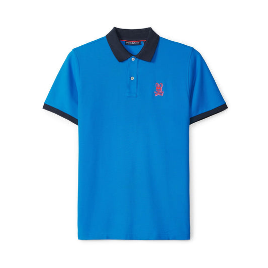 Psycho Bunny Sanderson Pique Polo - Princess Blue