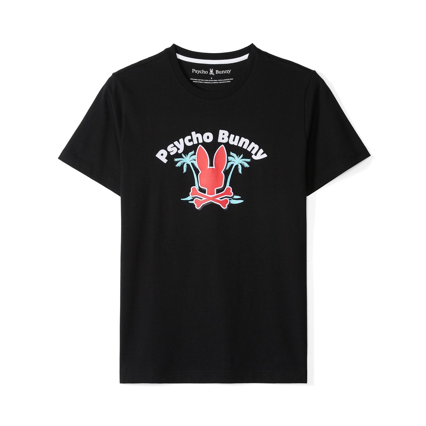 Psycho Bunny Boston Graphic Tee - Black