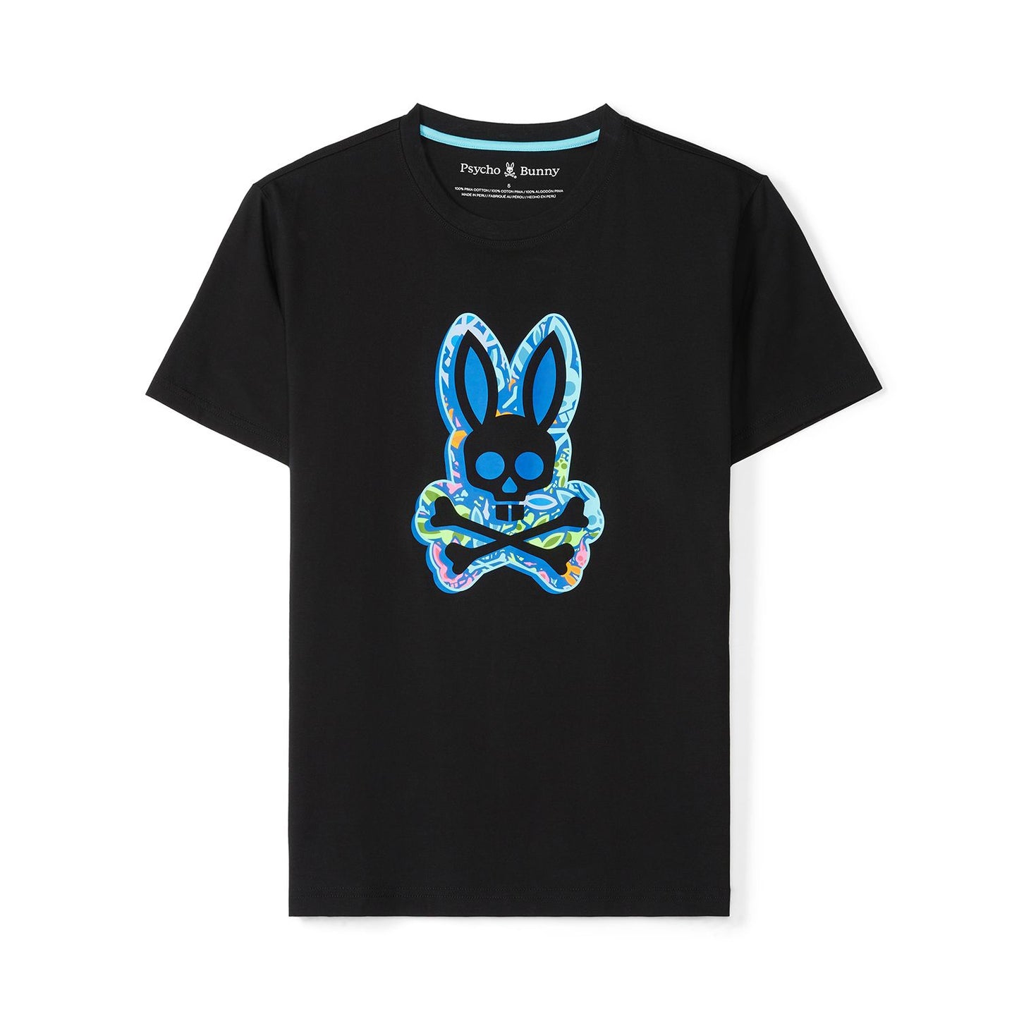 Psycho Bunny Clifton Graphic Tee - Black