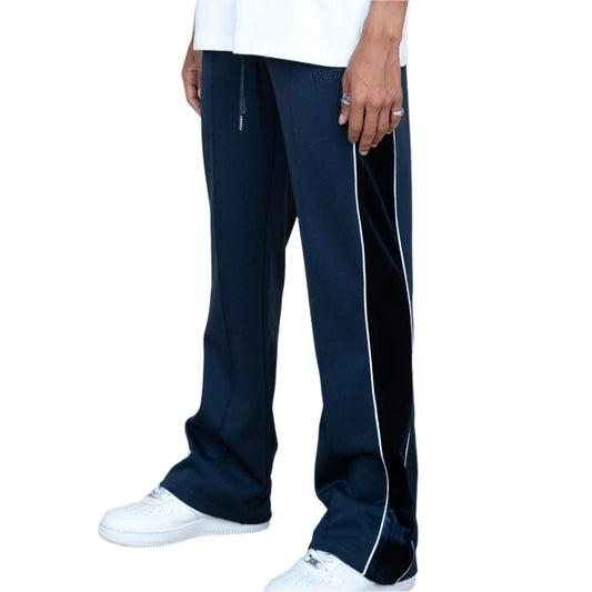 EPTM Velour Piping Track Pants - Navy