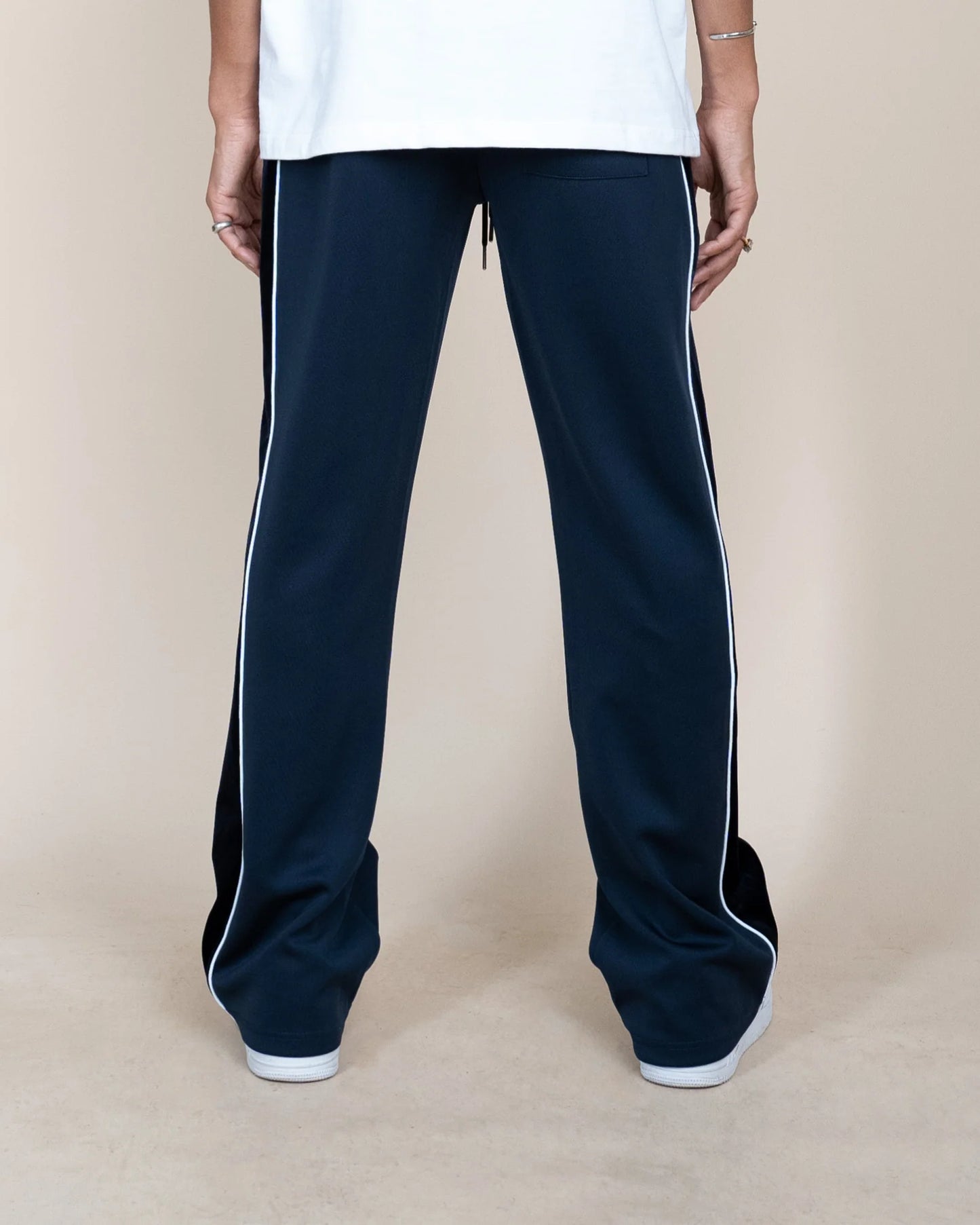 EPTM Velour Piping Track Pants - Navy