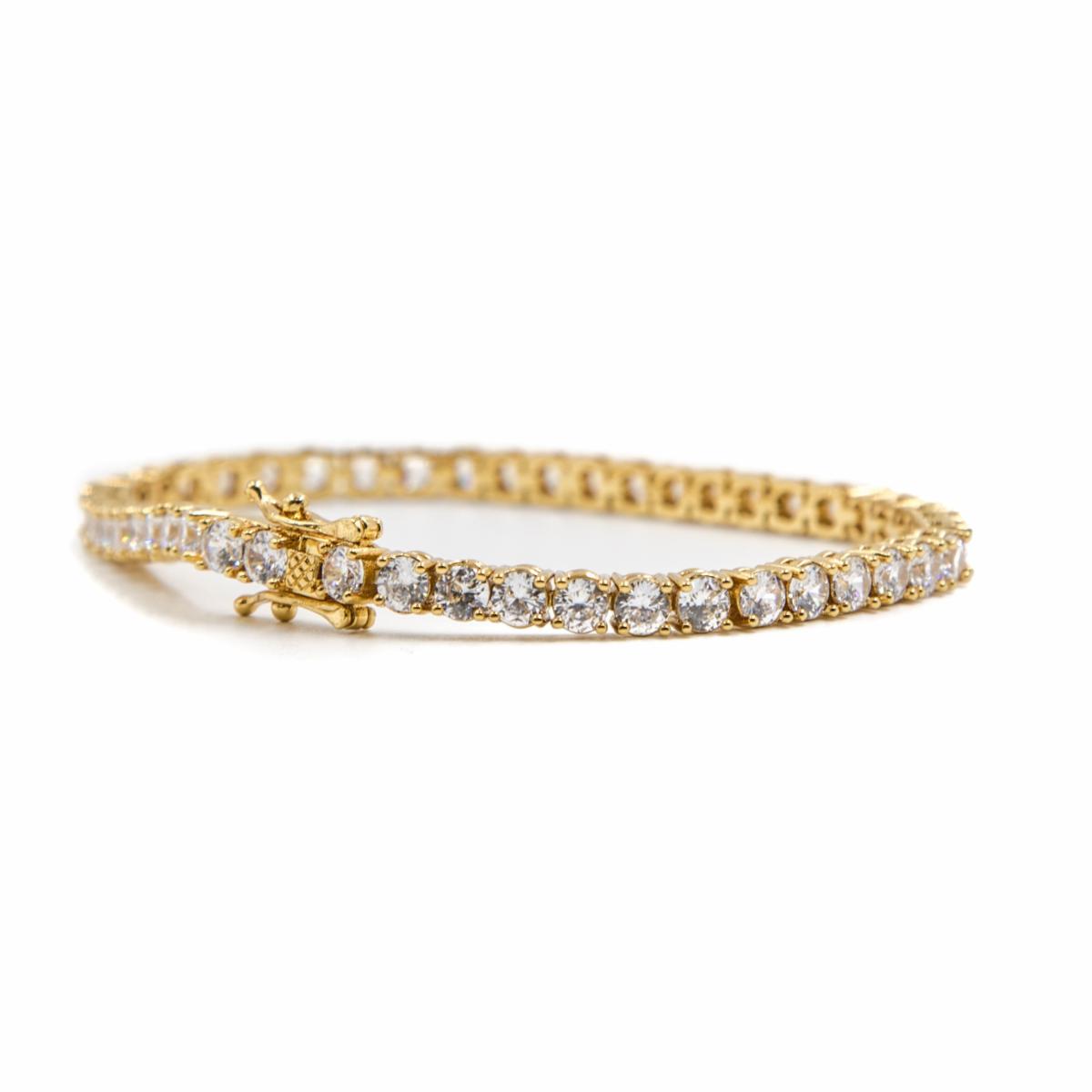 Golden Gilt 5MM Tennis Bracelet