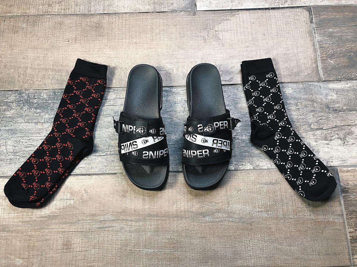 Sniper Gang SG Monogram Socks (3PK)