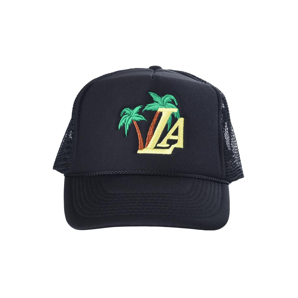Dropout LA Palms Trucker Hat - Black