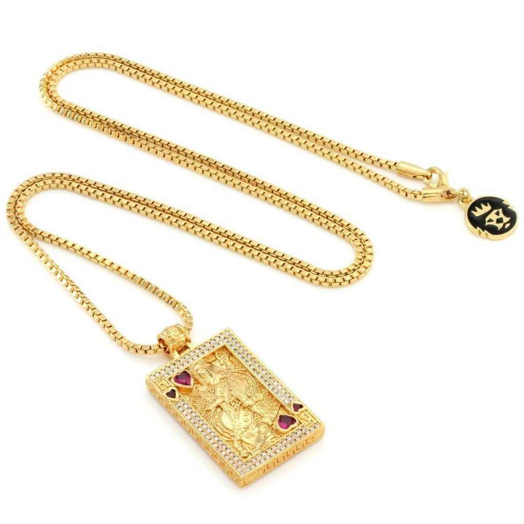 King Ice 14K Gold Suicide King Chain