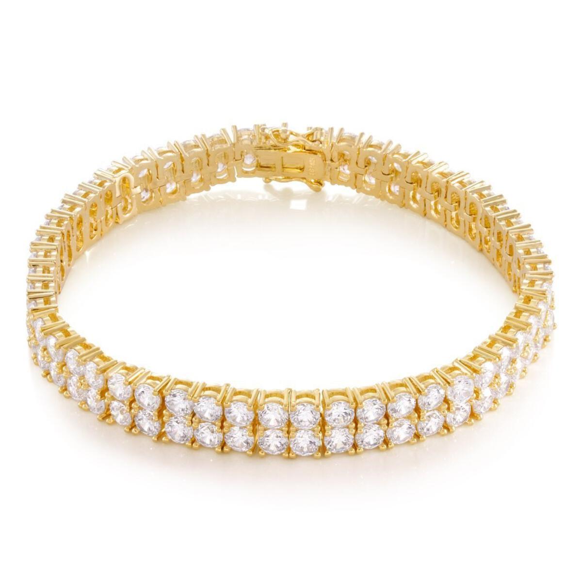 King Ice 8MM Double-Row Tennis Bracelet