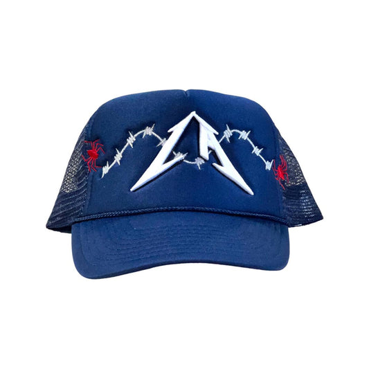 Dropout LA Metal Trucker Hat - Royal Blue