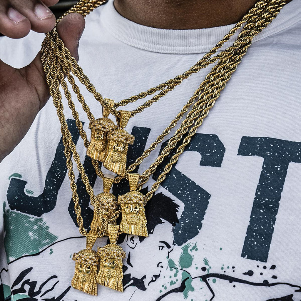 Golden Gilt Mini Jesus Necklace (2023)
