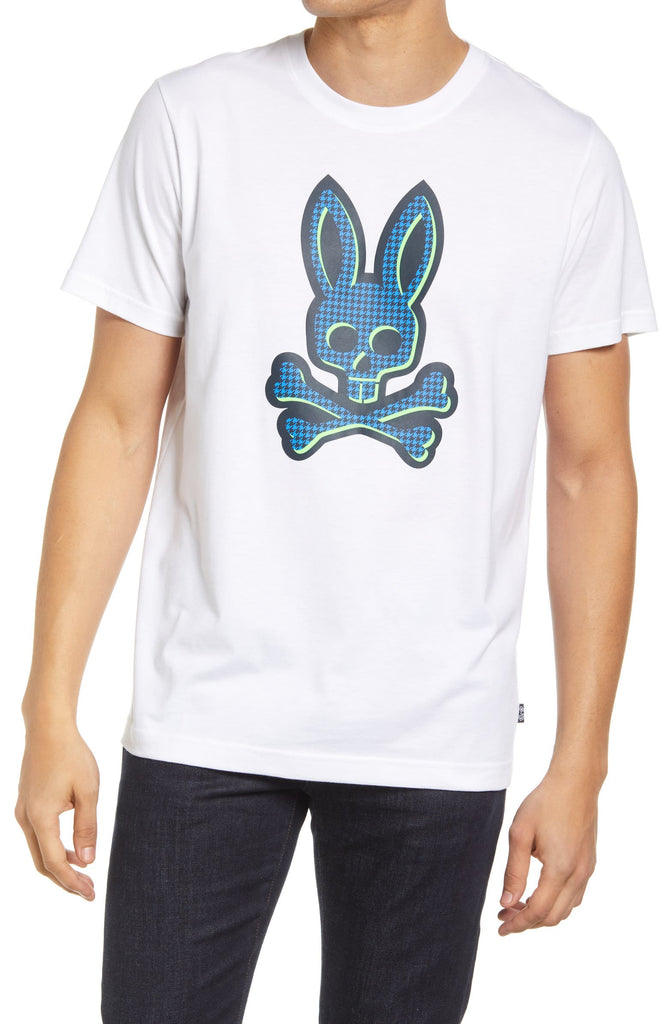Psycho Bunny Drake Graphic Tee in White