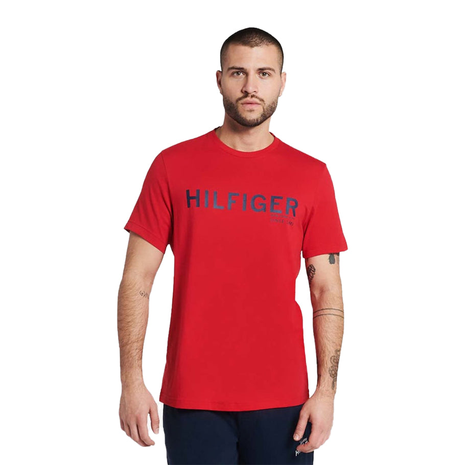 Tommy Hilfiger Mens NYC Crewneck Tee - Mahogany