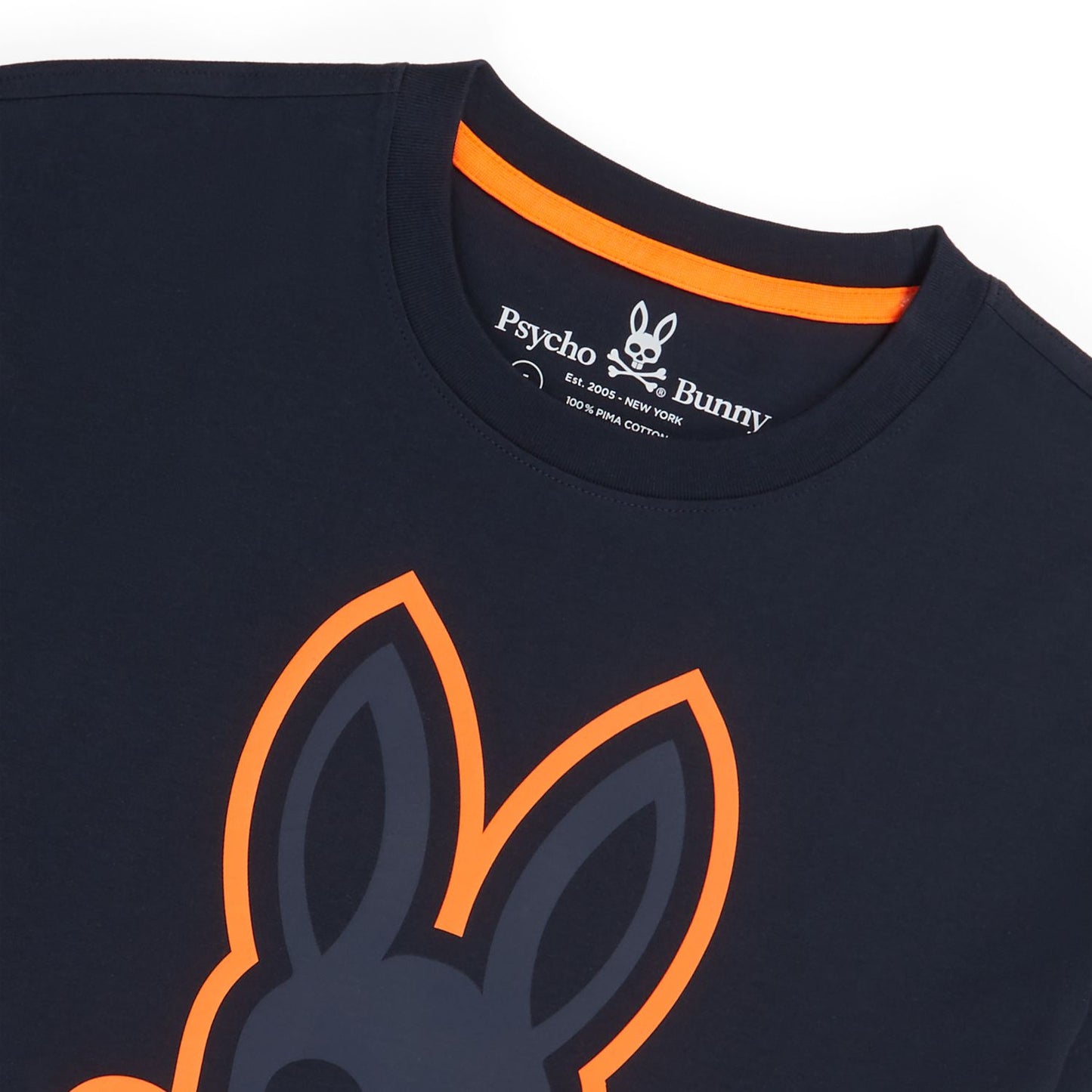 Psycho Bunny Mens Percy Graphic Tee - Navy