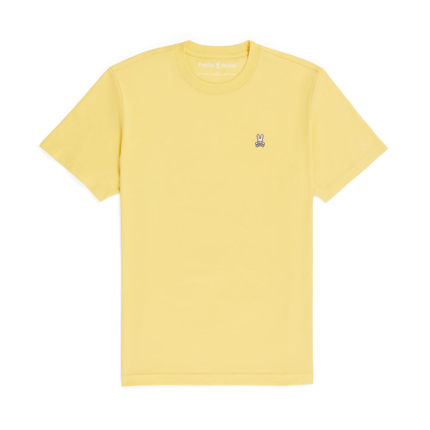 Psycho Bunny Mens Classic Crew Neck Tee - Custard