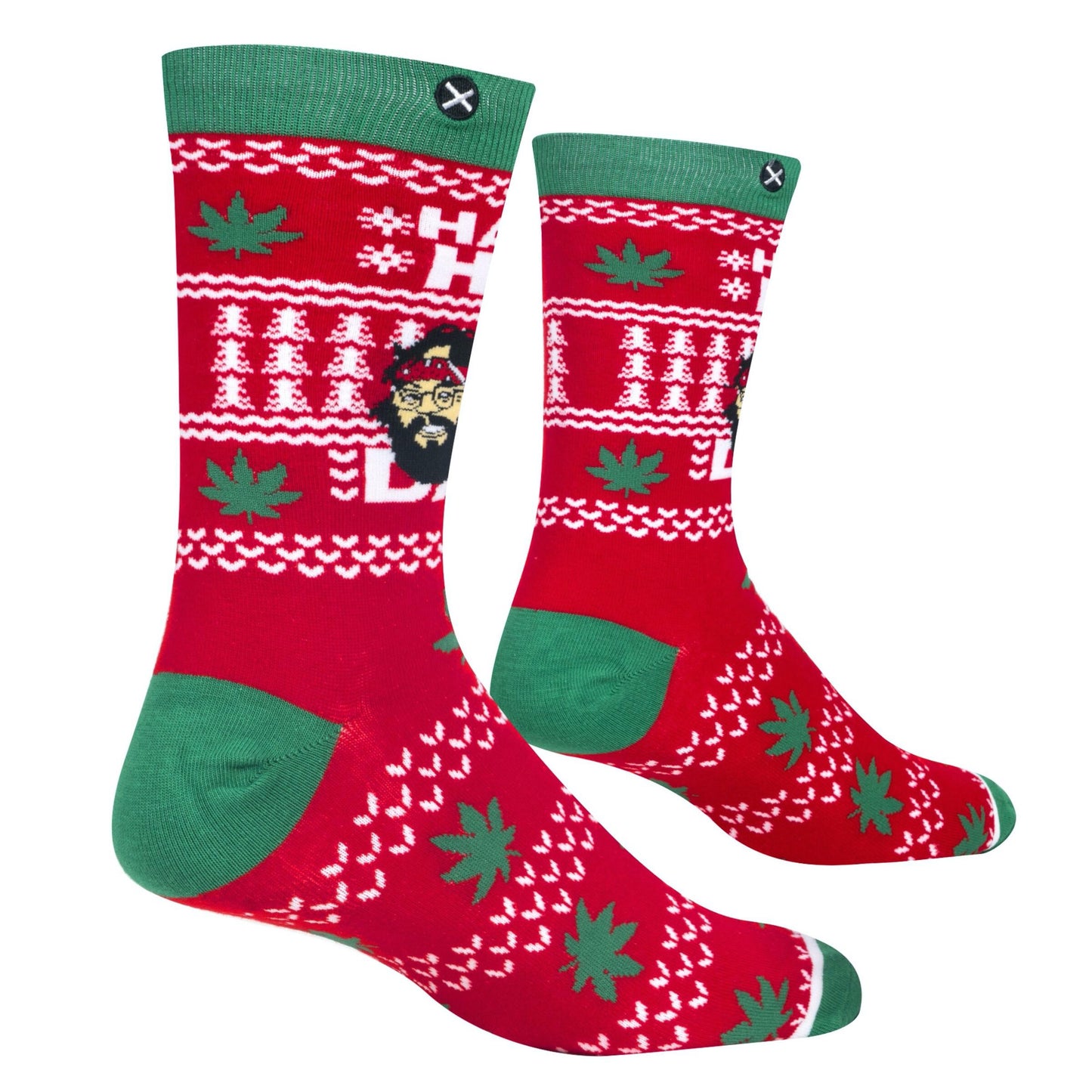 Odd Sox Cheech & Chong Sweater - Mens Crew Straight Socks