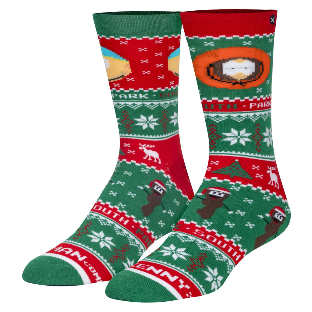 Odd Sox Cartman & Kenny Sweater Crew Socks