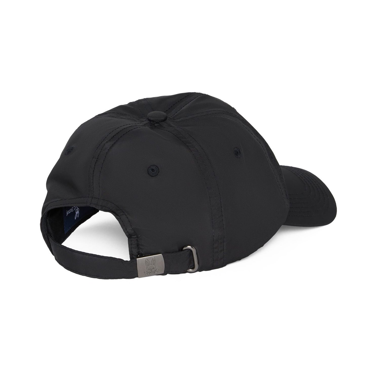 Psycho Bunny Mens Serge Baseball Hat - Black