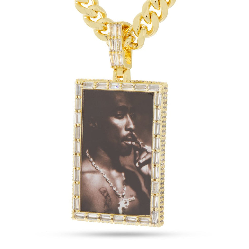 King Ice 14K Gold The 2Pac x King Ice - Smoke Weed Everyday Necklace