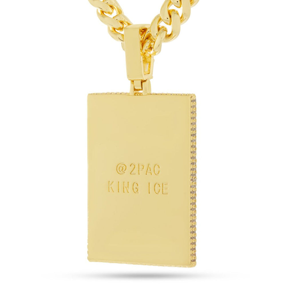King Ice 14K Gold The 2Pac x King Ice - Smoke Weed Everyday Necklace