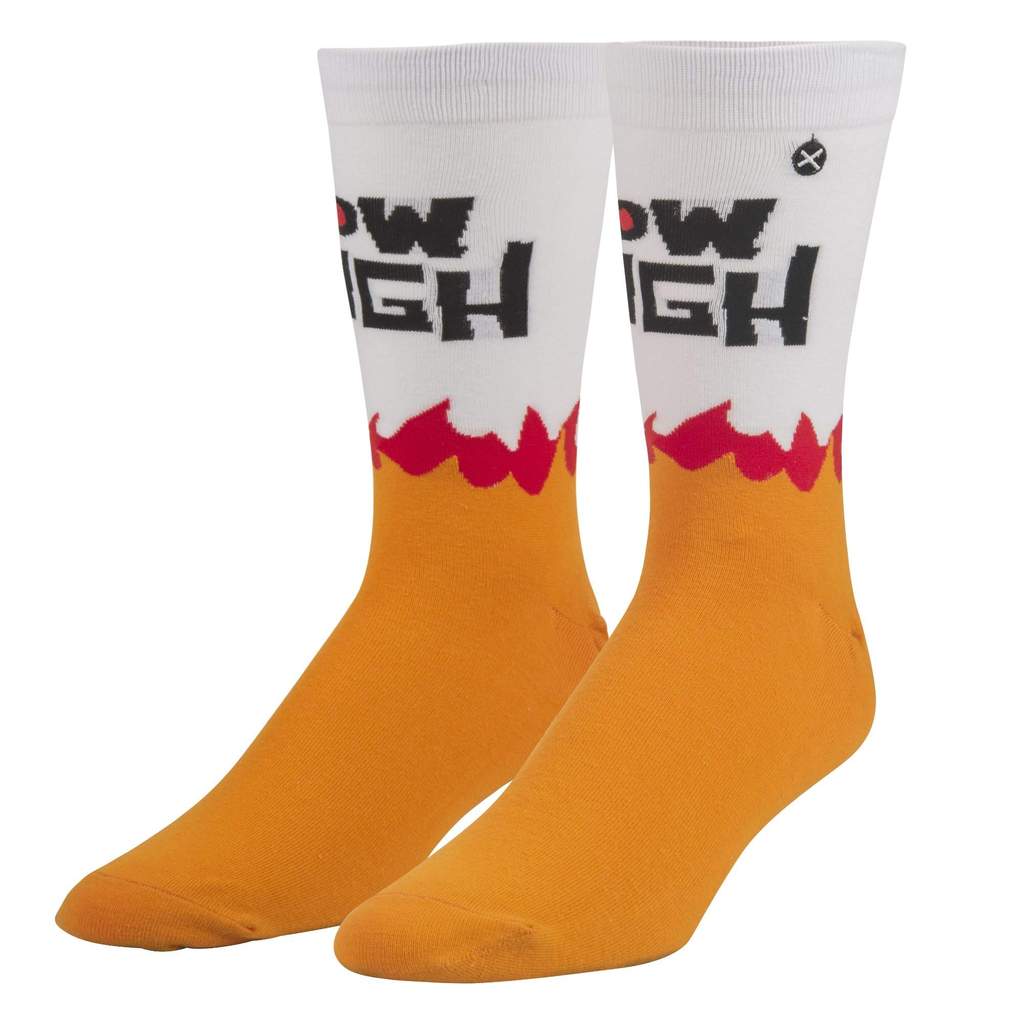 Odd Sox How High Burn Crew Socks