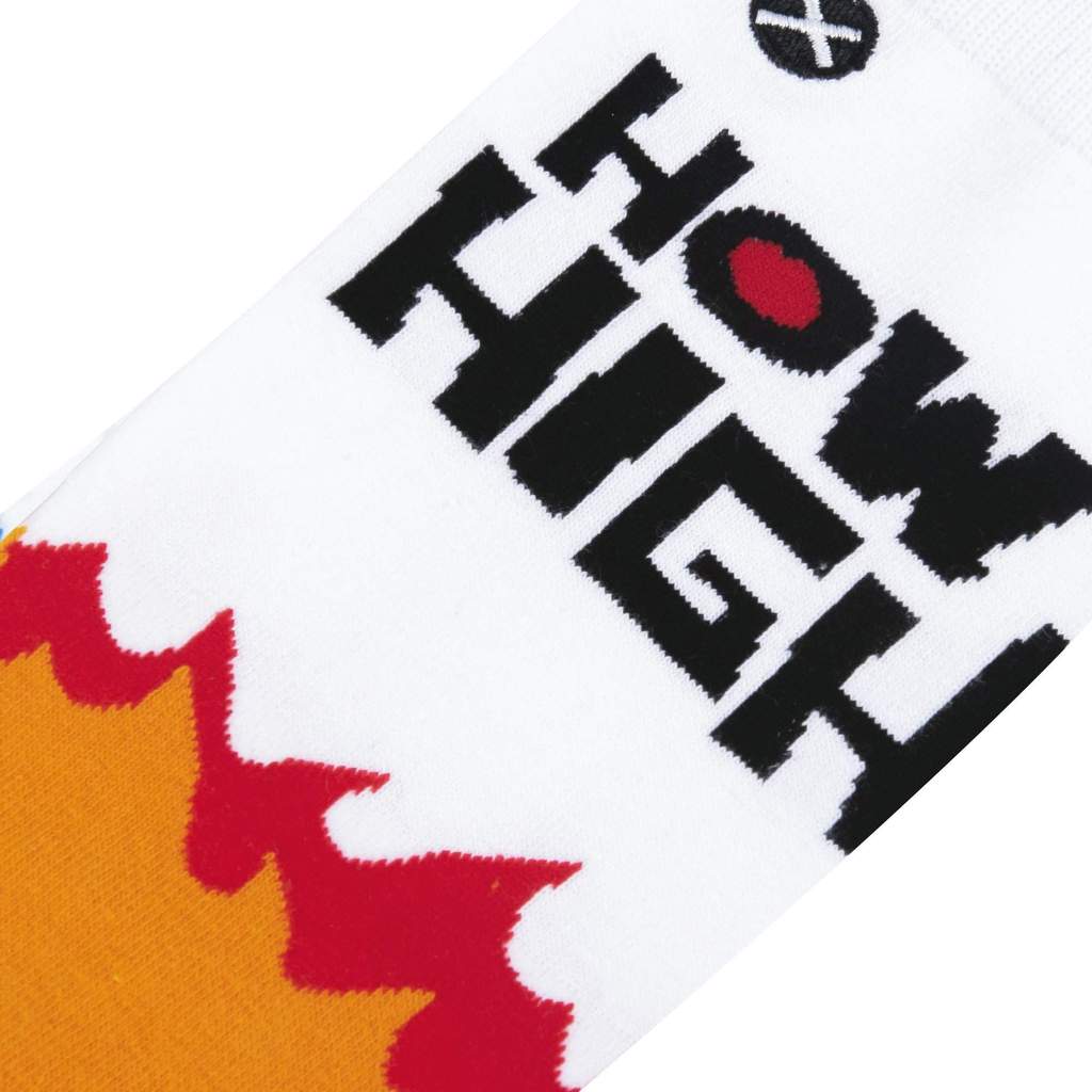 Odd Sox How High Burn Crew Socks