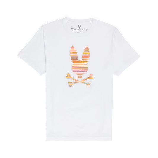 Psycho Bunny Kids Newell Graphic Tee - White