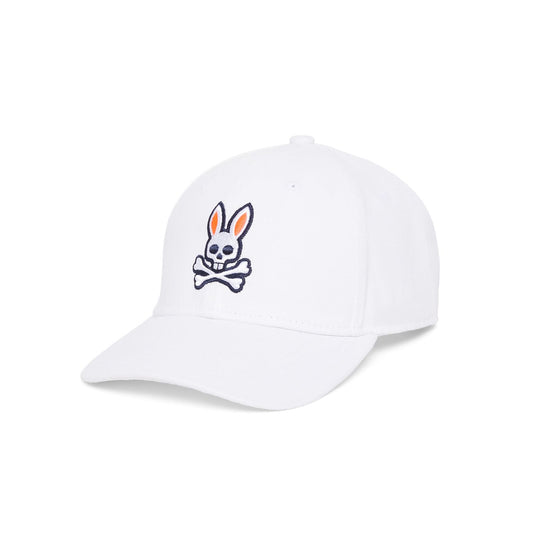 Psycho Bunny Mens Culvers Baseball Hat - White