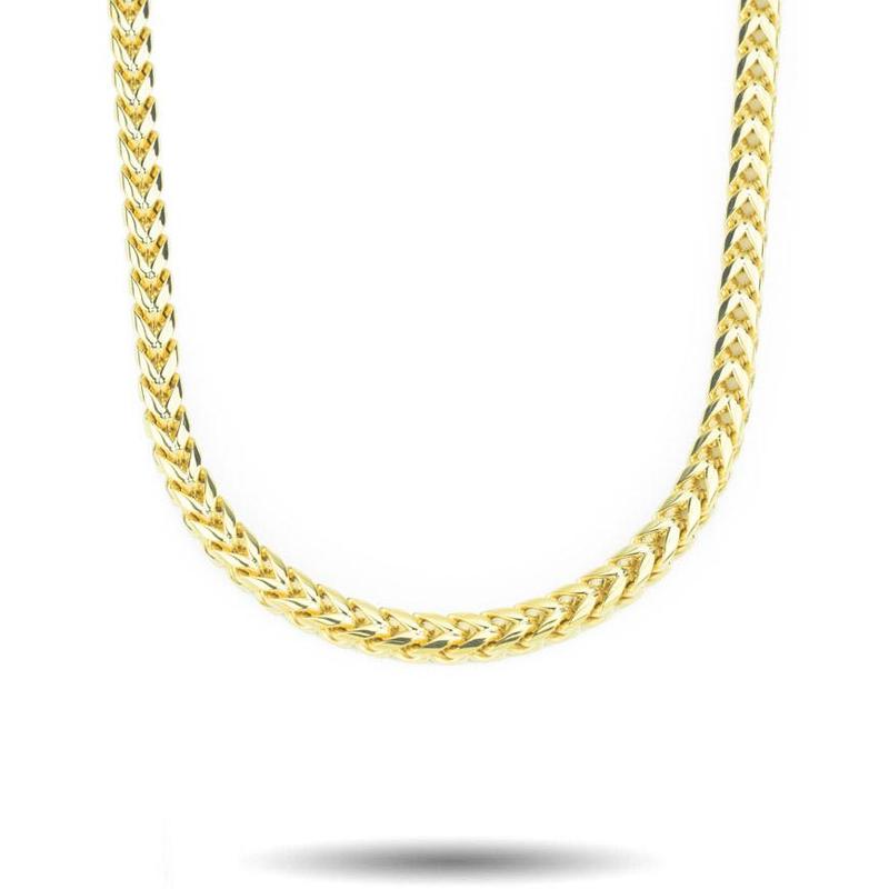 Gold Gods 22" 6MM Curved Franco Chain