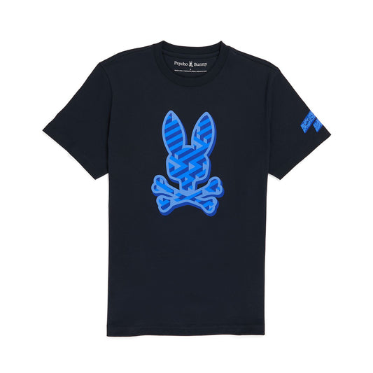 Psycho Bunny Mens Pisani Graphic Tee - Navy/Blue