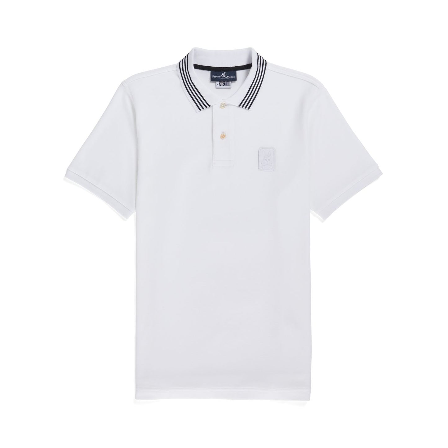 Psycho Bunny Mens Lloyd Fashion Polo - White