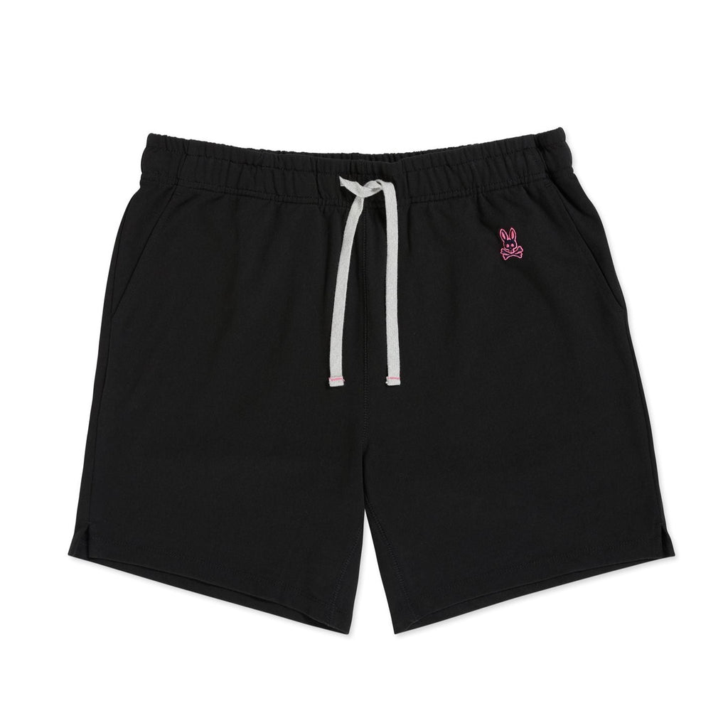Psycho Bunny French Terry Lounge Shorts - Black
