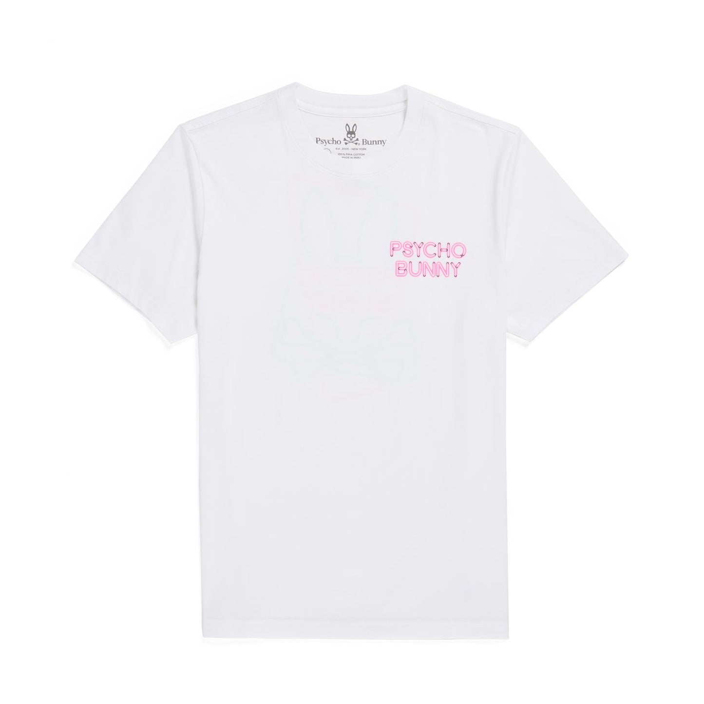 Psycho Bunny Kids Claude Graphic Tee - White