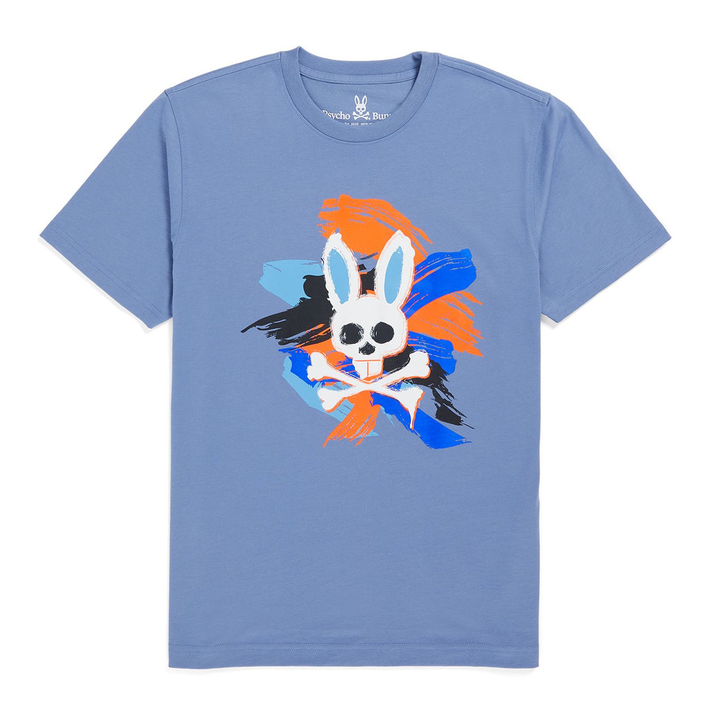 Psycho Bunny Mens Riverside Graphic Tee - Bal Harbour