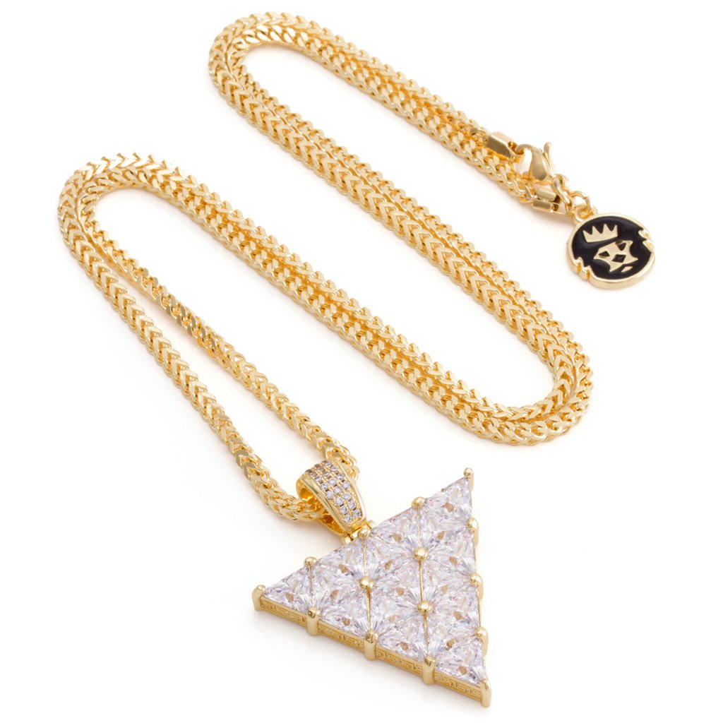 King Ice 14KT Gold Trinus Necklace