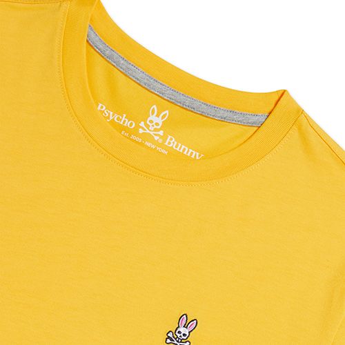 Psycho Bunny Mens Classic Crew Neck Tee - Golden Ray