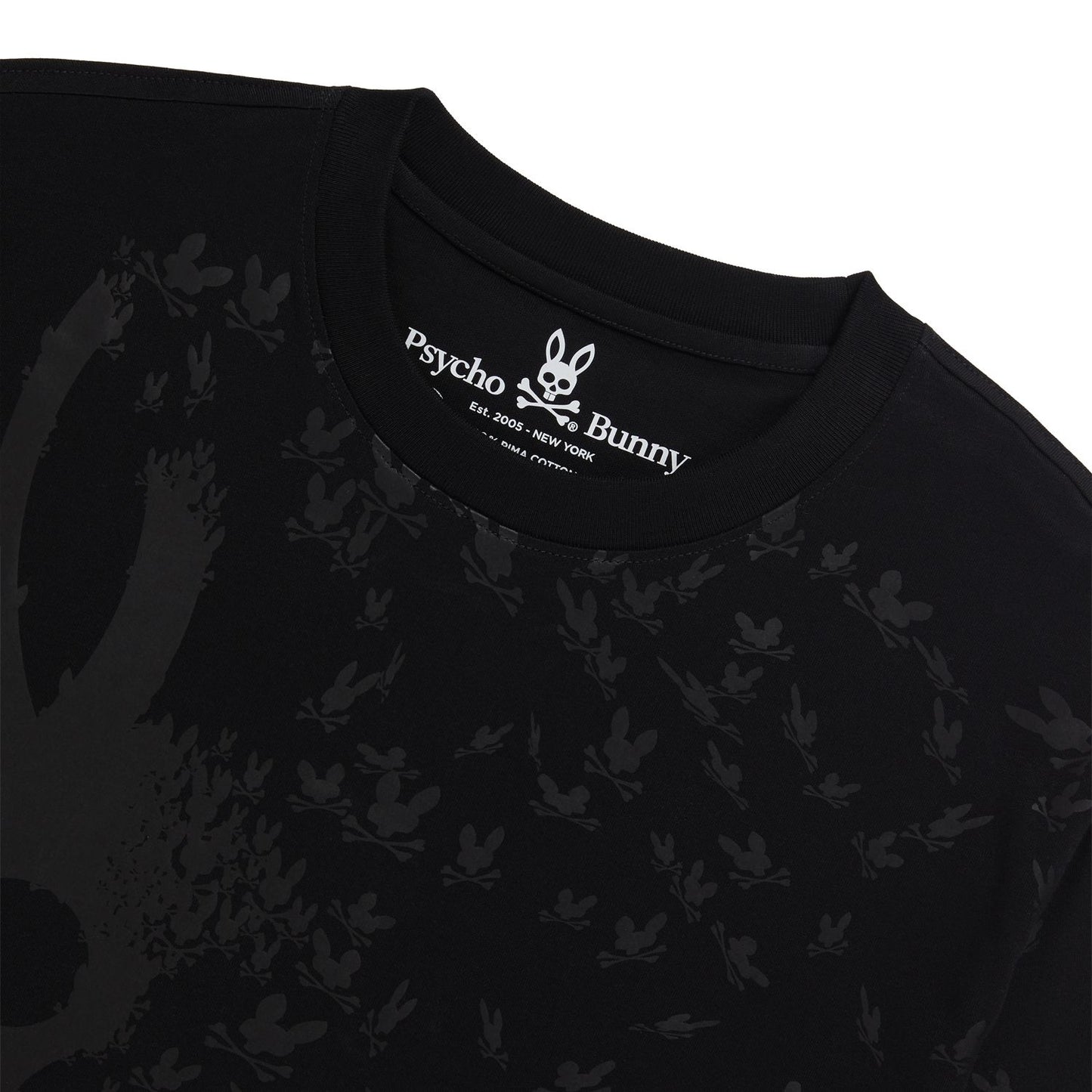 Psycho Bunny Mullen Graphic Tee - Black